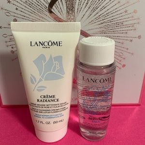 LANCÔME Creme Radiance and Bi Facil makeup remover